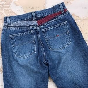 Vintage 90s Tommy Jeans Embroidered Back Size 4